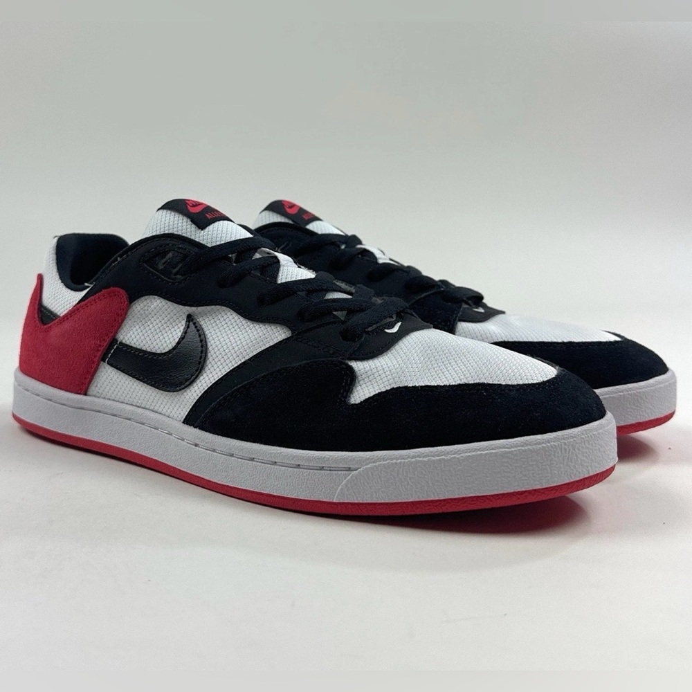 Nike SB Alleyoop Mens 10 Sneakers Shoes Red Black White Athletic Low CJ0882-102